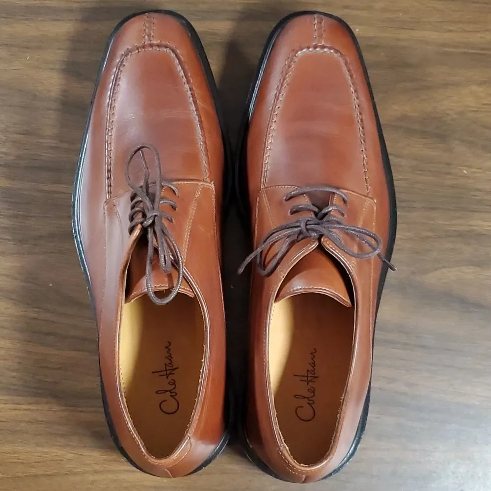 NEW NWT Cole Haan Jackson Split Toe‎ Leather Oxfords Size 10M C06859